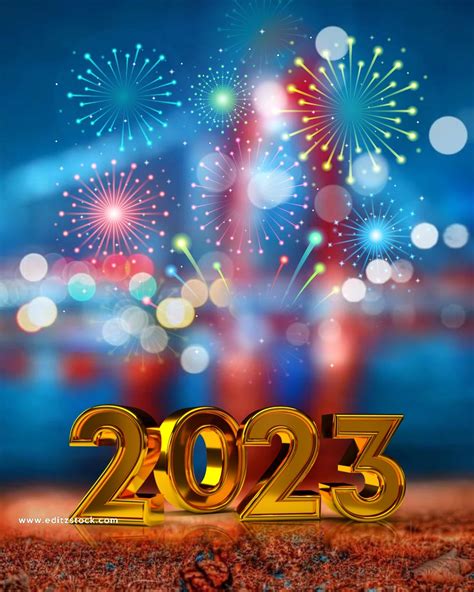 2023 New Year Editing Backgrounds Free