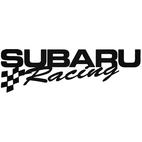 Subaru Racing Decal