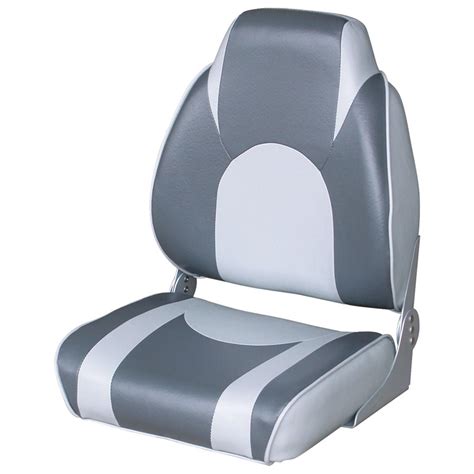 Wise High Back Fishing Boat Seat With Headrest 203997 Fold Down