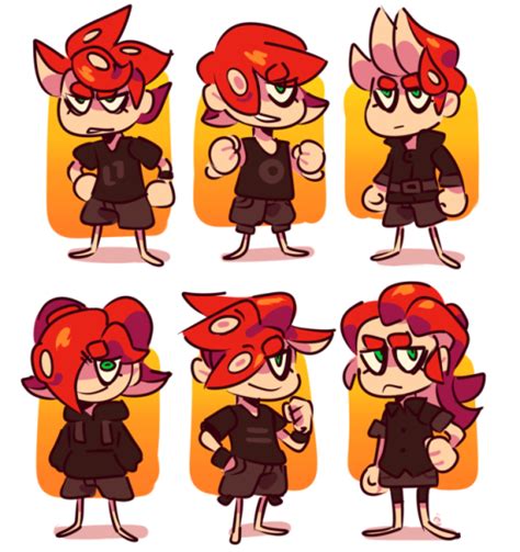Octoling boy splatoon 3 hairstyles. splatoon hairstyles | Tumblr