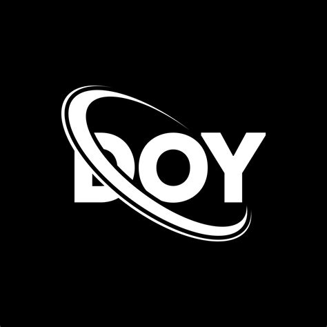 Logotipo De Doy Letra Doy Diseño Del Logotipo De La Letra Doy