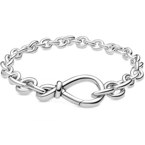 Pandora Chunky Infinity Knot Chain Bracelet 598911C00 | Francis & Gaye