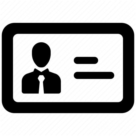 Business Card Visiting Icon