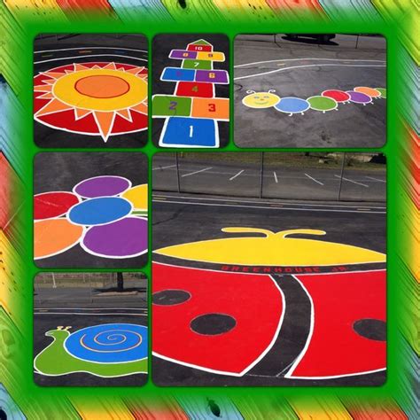 Playground Painting Kids Playground Playground Games