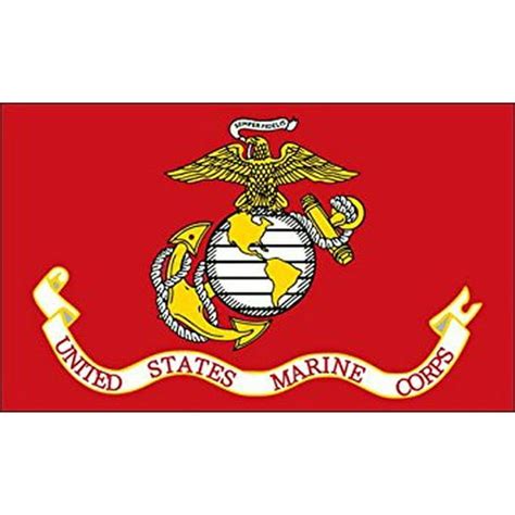 United States Marine Corps Flag Sticker Decal Usmc Semper Fi Size 3