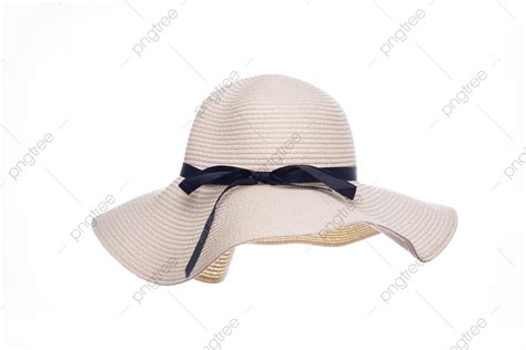 قبعة من القش قبعة بيضاء مع نهاية عالية الدقة التصوير قبعة قبعة من