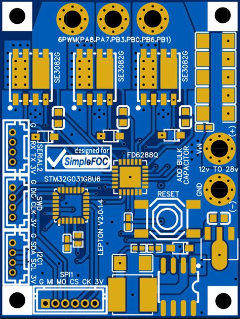 Lepton V2 Revised Design Tested Working 30v 80a Mosfets