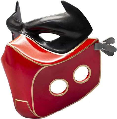 Red Hood Mask Jason Todd Cosplay Half Helmet Durable Resin Cosplay Prop