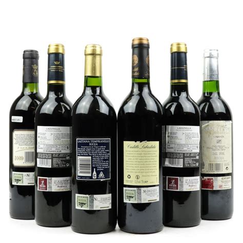 Assorted Rioja Red Wines 6x75cl Wine Auctioneer