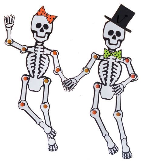 Connieloufabrics Halloween Skeletons Skeleton Template