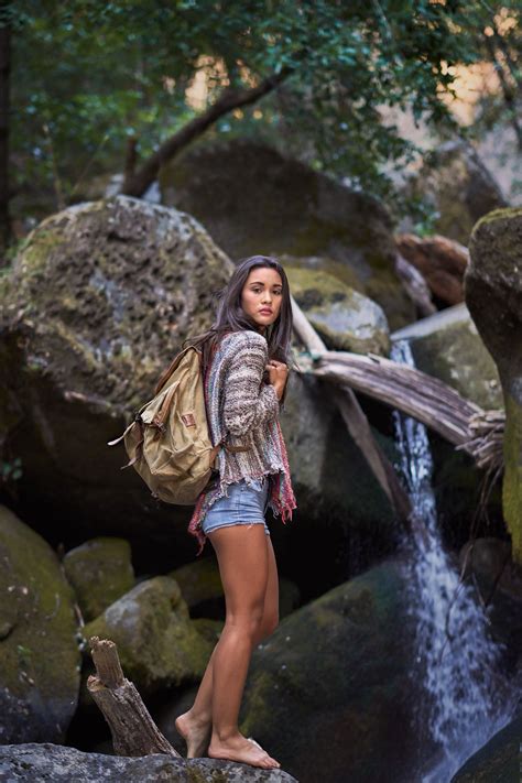 Barefoot Backpacking 02 Brittney In The Feather River Canyon