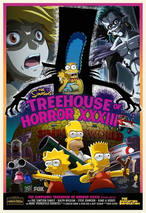 Posters Usa The Simpsons Treehouse Of Horror Xxiii Tv Series Show Poster Glossy Finish Tvs389