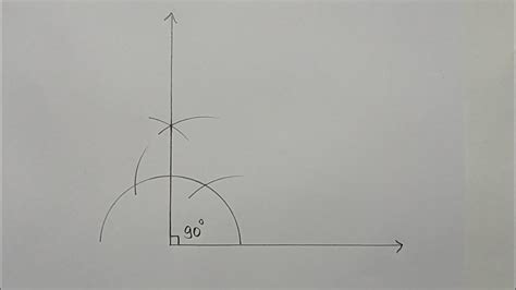 How To Construct 90 Degree Angle With Compass Angle Of 90 Degree