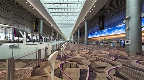 Singapore Changi Airport Terminal Design Gambaran