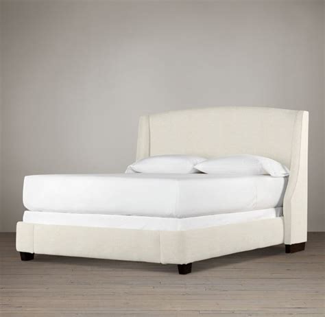 Shop this season's on trend colours, styles and fabrics. Cal King upholstered headboard | Fabric bed, Bed without ...