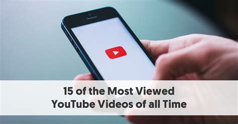 Which of these most liked and watched youtube videos have you seen? 15 of the Most Viewed YouTube Videos of all Time [Updated ...
