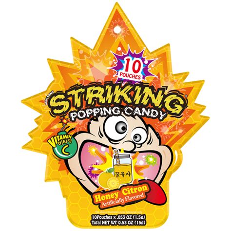 Striking X 315pm Popping Candy 15g 315pm Milk Tea Flavor Striking