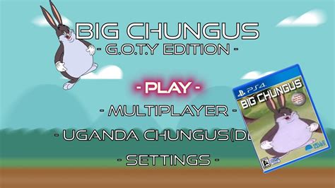 Big Chungus Real Gameplay Walkthrough G O T Y Edition Ps Chapter