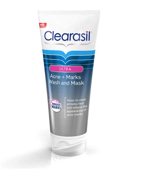 Clearasil Ultra Acne Marks Wash And Mask 678 Oz