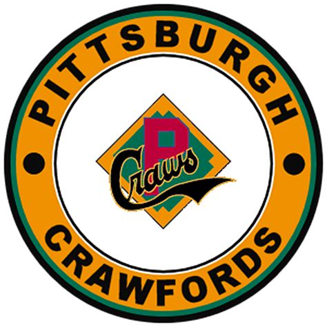 Pittsburgh Crawfords Negro League Retro Logo Sticker By Spencer Mckain