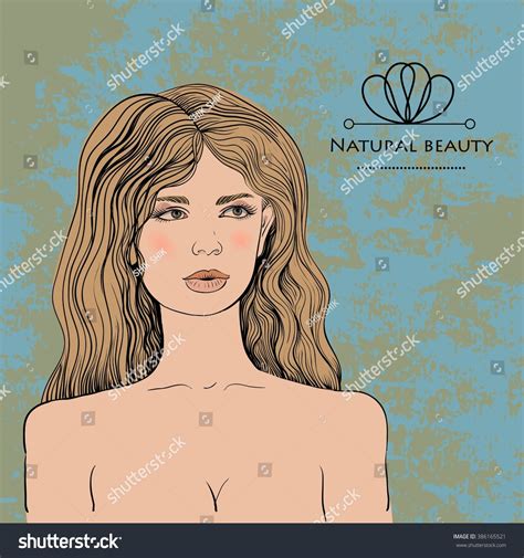 Beautiful Woman Long Hair Vector Stock Vector Royalty Free 386165521 Shutterstock