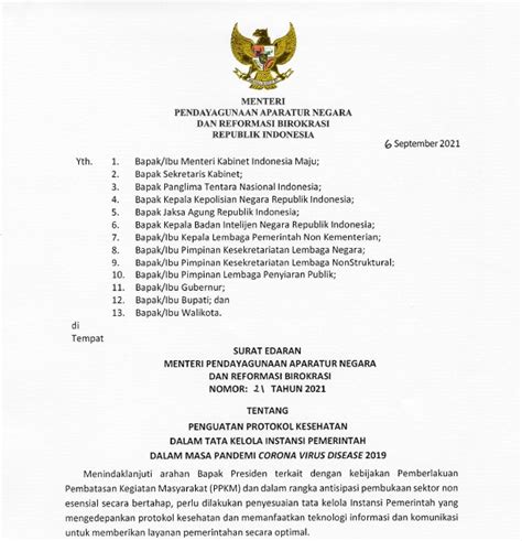 Kementerian Pendayagunaan Aparatur Negara Dan Reformasi Birokrasi