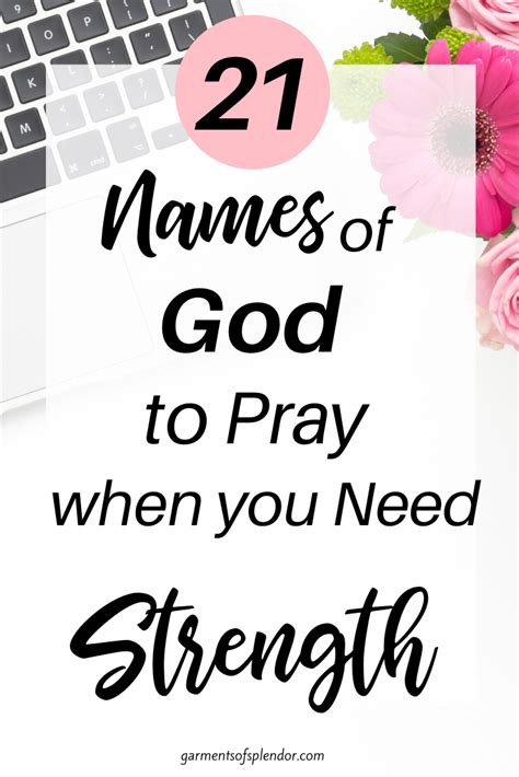 21 Names Of God To Pray Each Day