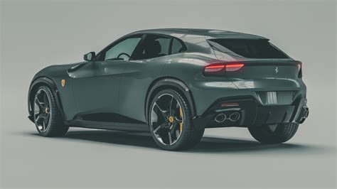 Ferrari Purosangue 2023 Проект из галереи 3d Моделей