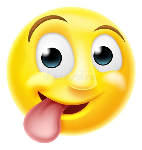 Sticking Tongue Out Emoji Emoticon Royalty Free Illustration Big Emojis