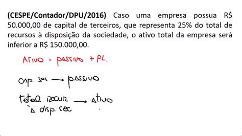 Equação Fundamental Da Contabilidade