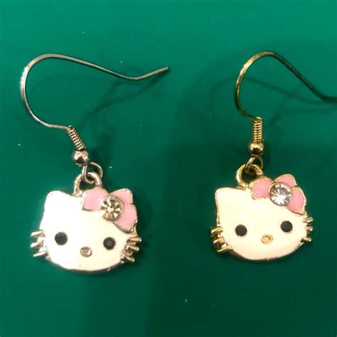 Sanrio Jewelry Hello Kitty Earrings Poshmark