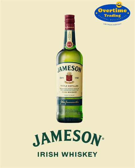 Jameson Irish Whiskey 700ml Lazada Ph