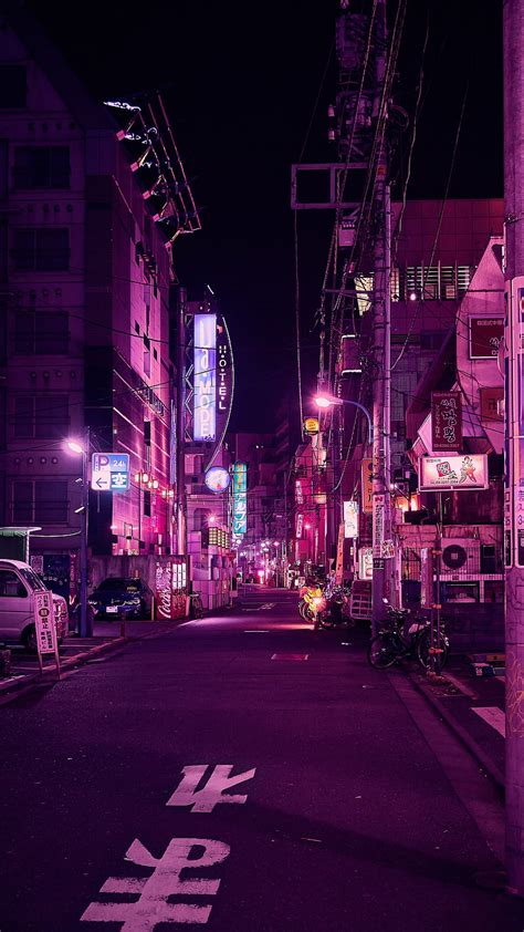 3840x2160px 4k Free Download Street Neon Night City Backlight