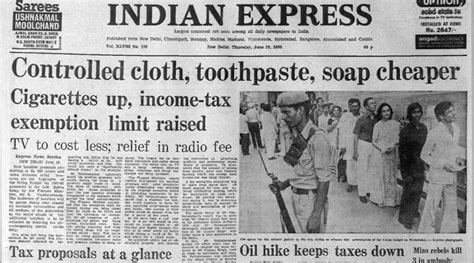 June 19 1980 Forty Years Ago Budget 1980 81 The Indian Express
