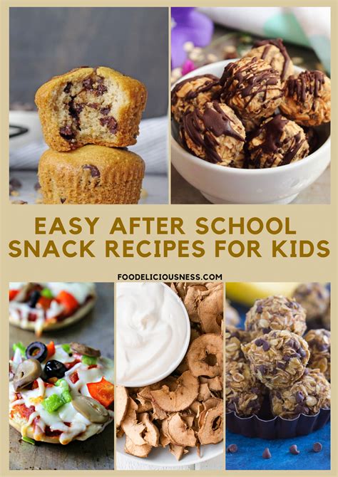 Easy After School Snack Recipes For Kids