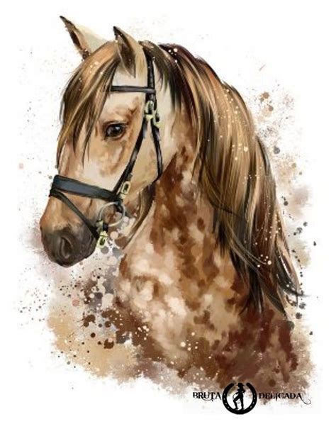 Pin By Gracieli On Bruta Delicada Estampas Watercolor Horse Animal