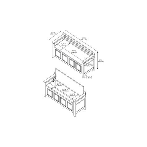 Wylie Storage Bench American Signature Furniture