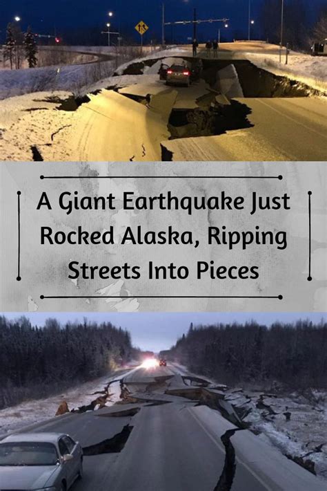 A Giant Earthquake Just Rocked Alaska Ripping Streets Into Pieces