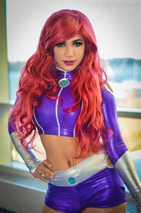 Bec Of Hearts Cosplay S Teen Titans Starfire Cosplay News Network