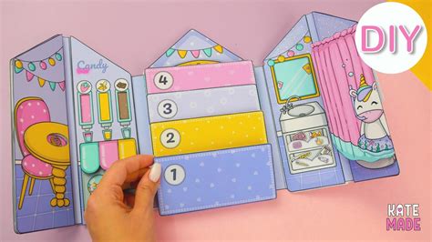 How To Make Unicorn House In Album Step By Step Tutorial Youtube