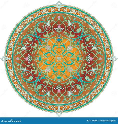 Arabic Floral Pattern Motif Stock Images Image 2177544
