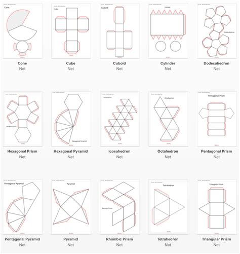 Imprimibles Para Construir Cuerpos Geométricos Aprendiendo Matemáticas