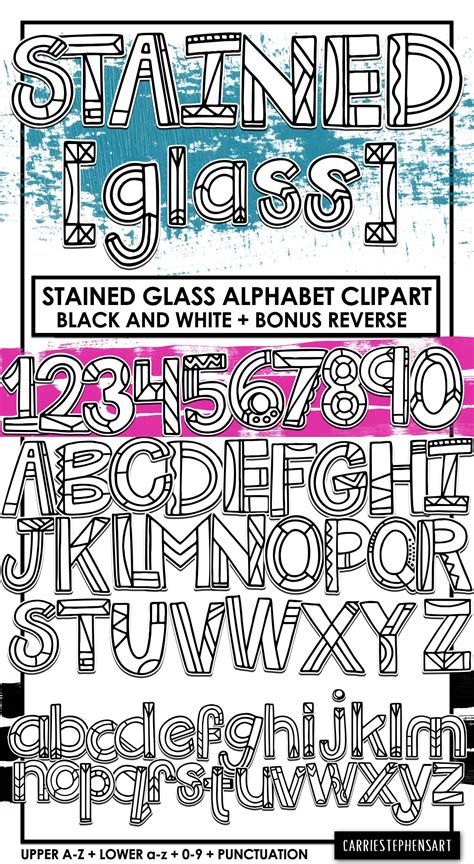 Alphabet For Stained Glass Font Etsy Australia