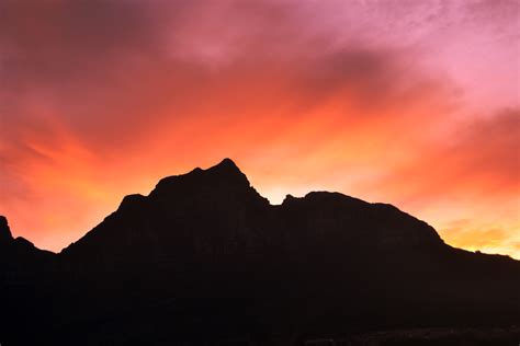 Free Images Horizon Cloud Sunrise Sunset Sunlight Hill Dawn Peak Mountain Range Dusk