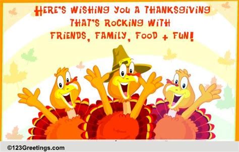 Thanksgiving Turkey Fun Cards Free Thanksgiving Turkey Fun Wishes