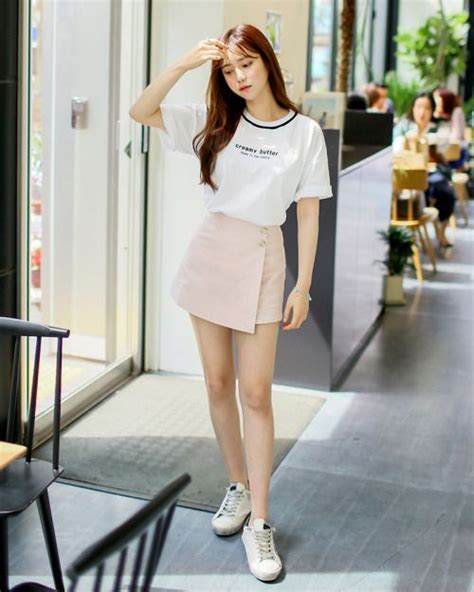 The Ultimate Korean Fashion Guide Inspired Looks You Can Totally Try Orangee Skort Outfit