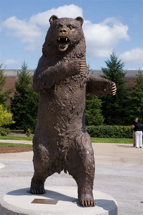 The Grizz Oakland Universitys Mascot I Pass This All The Time And I
