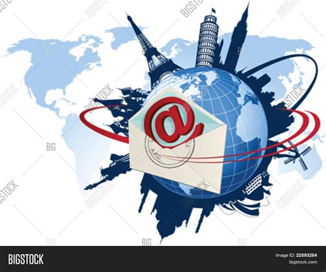Global E Mail Concept Vector And Photo Free Trial Bigstock