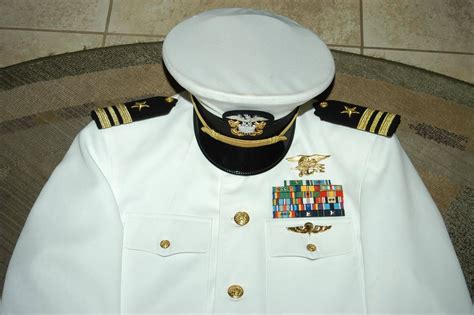 Us Navy Seal Dress White Choker Uniform 48r Usn 1822714853