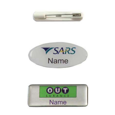 Name Badge Pin Clip Brandability